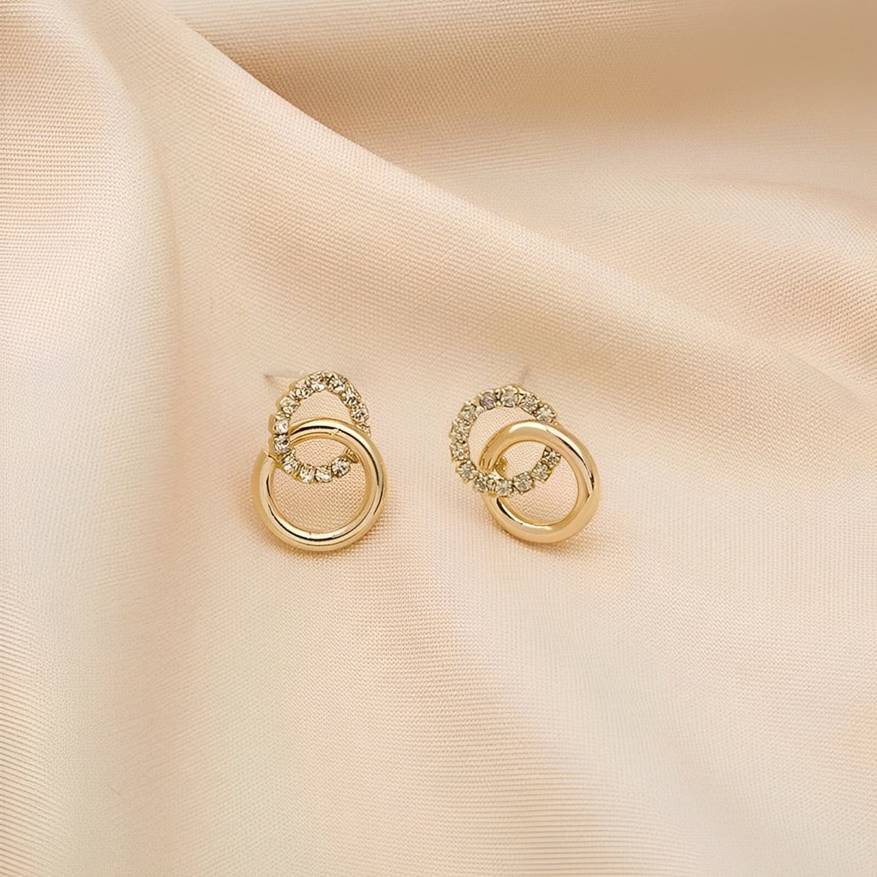 (2x1) Pendientes "Éternelle" - Oro 18K & Circonitas