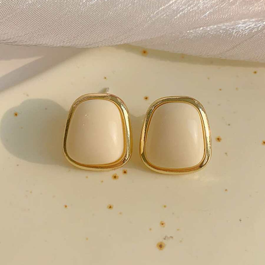 Pendientes "AuraLuz" – Resina & Oro 18k