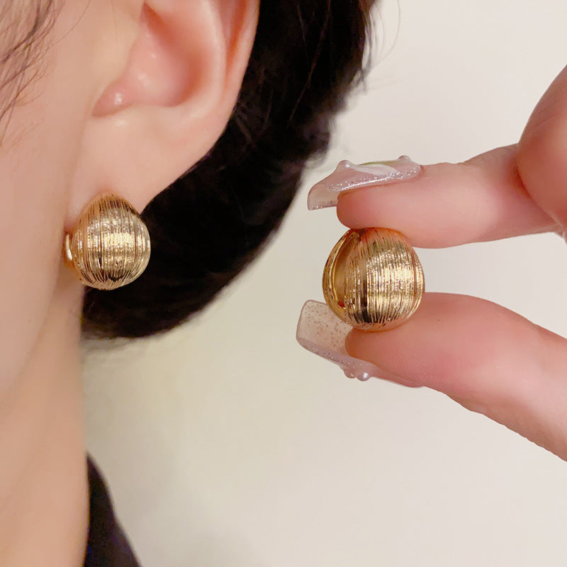 Pendientes "Duna Dorada" – Baño de Oro 18K
