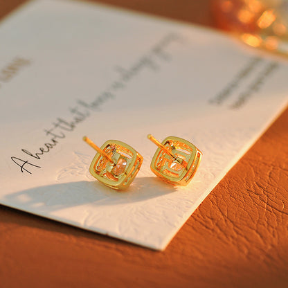 Pendientes AuraClara – Circonita Brillante