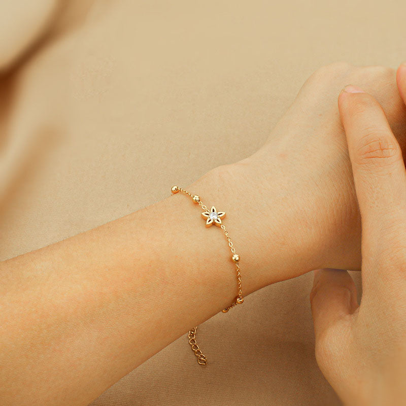 Pulsera “StellaLuz” - Circonia & Oro 18K