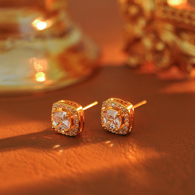Pendientes AuraClara – Circonita Brillante