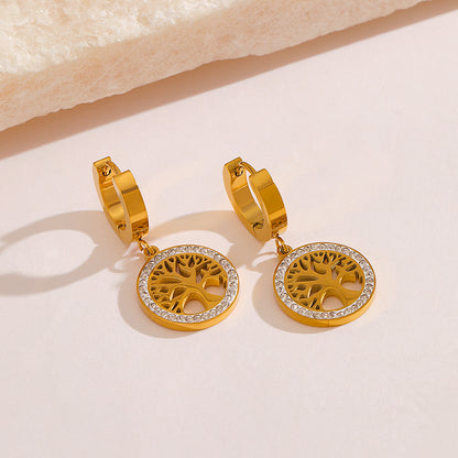 Pendientes VidaLuz – Oro 18K & Circonitas Cúbicas Premium