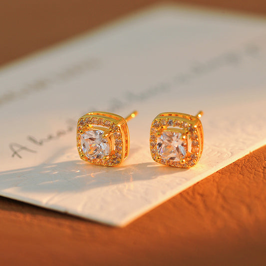 Pendientes AuraClara – Circonita Brillante