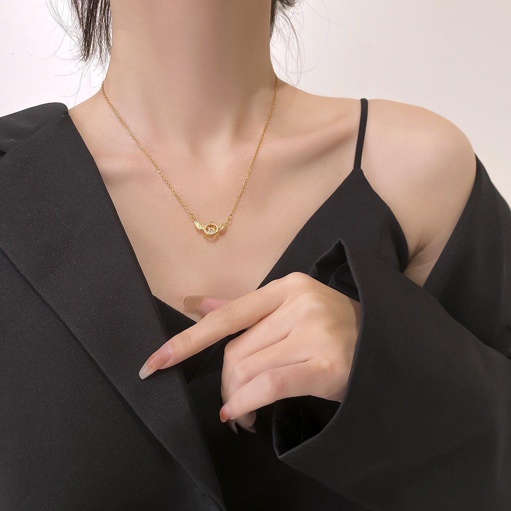 Collar "Ángel Dorado" - Oro 18k