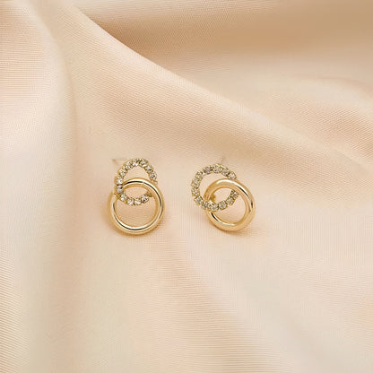 (2x1) Pendientes "Éternelle" - Oro 18K & Circonitas