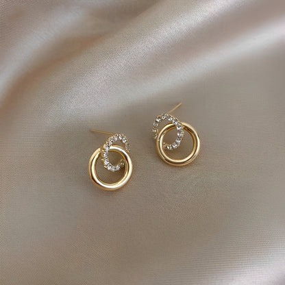 (2x1) Pendientes "Éternelle" - Oro 18K & Circonitas
