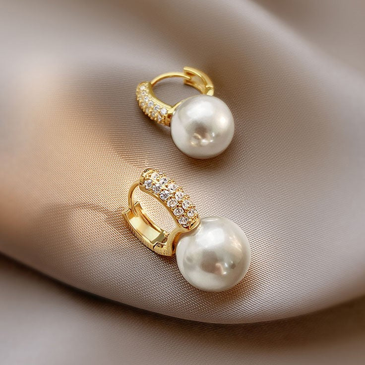 Pendientes "BrilloLuz" – Perla & Oro 18k