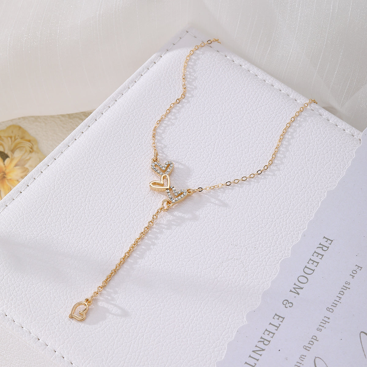 Collar “LoveLuz” – Acero inoxidable & Circonitas