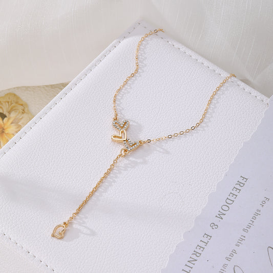 Collar “LoveLuz” – Acero inoxidable & Circonitas