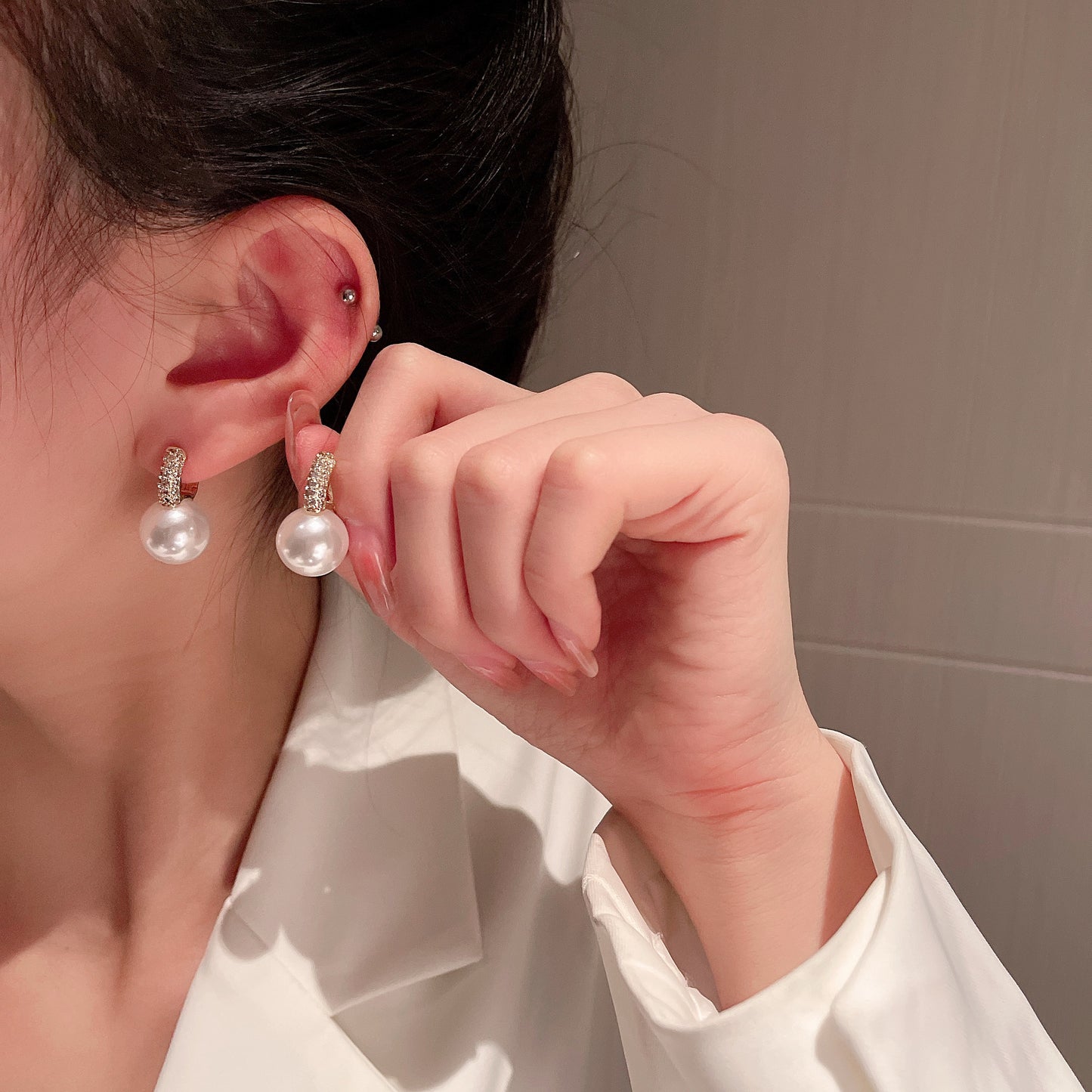 Pendientes "BrilloLuz" – Perla & Oro 18k