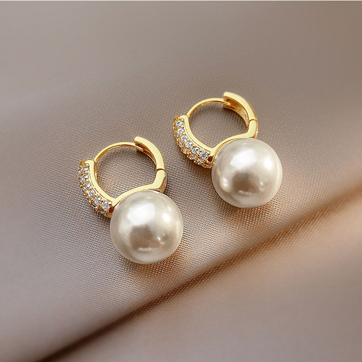 Pendientes "BrilloLuz" – Perla & Oro 18k