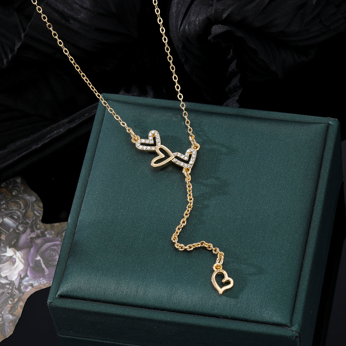 Collar “LoveLuz” – Acero inoxidable & Circonitas