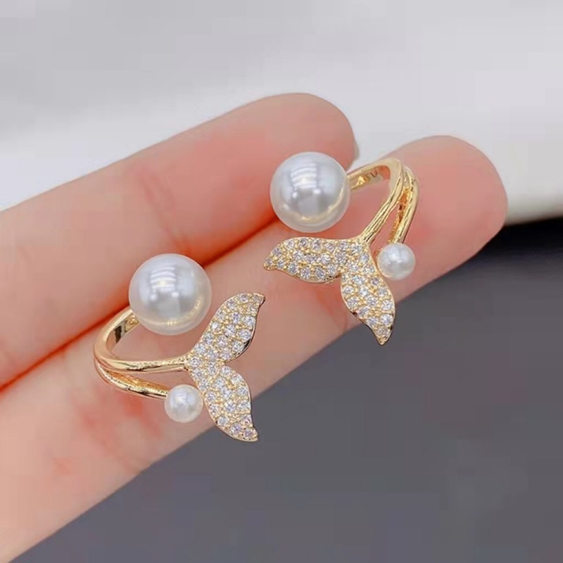 Pendientes "SirenaLuz" – Baño de Oro 18K & Perlas