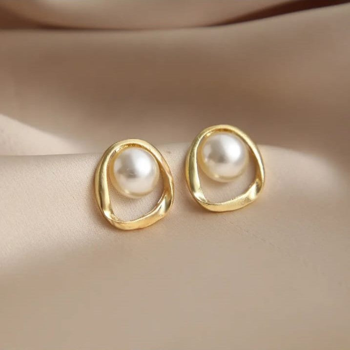 Pendientes "AlbaLuz" - Perla & Oro 18k