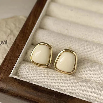 Pendientes "AuraLuz" – Resina & Oro 18k