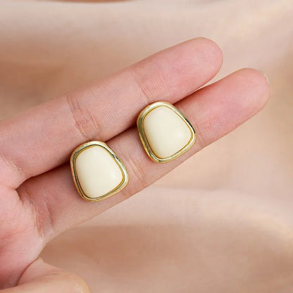 Pendientes "AuraLuz" – Resina & Oro 18k