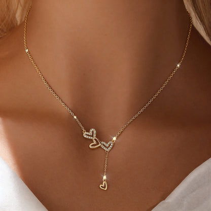 Collar “LoveLuz” – Acero inoxidable & Circonitas