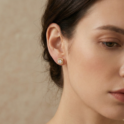 Pendientes AuraClara – Circonita Brillante