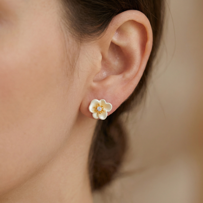 Pendientes Liria – Flor & Circonita