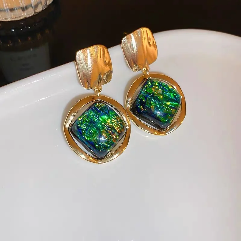 Pendientes NébulaLuz - Acero inoxidable & Oro 18K