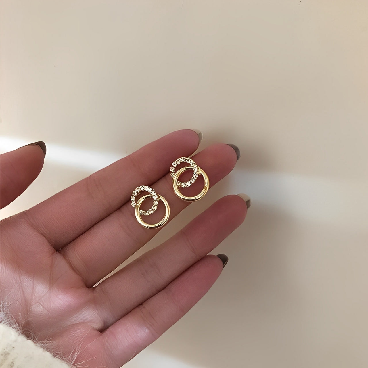 (2x1) Pendientes "Éternelle" - Oro 18K & Circonitas